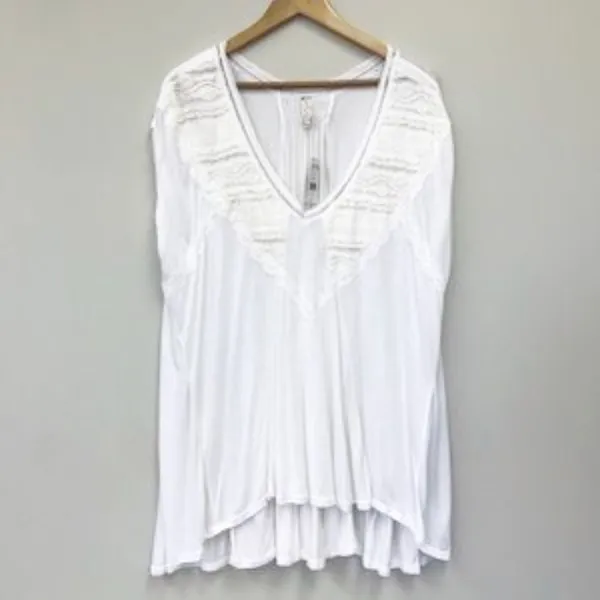 ✨2xHP✨Free People Abigail Lace-Detail Top✨ - Image 5