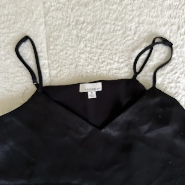 Black Allison Joy‎ Camisole, Cami, Tank Top Size Med - Image 4
