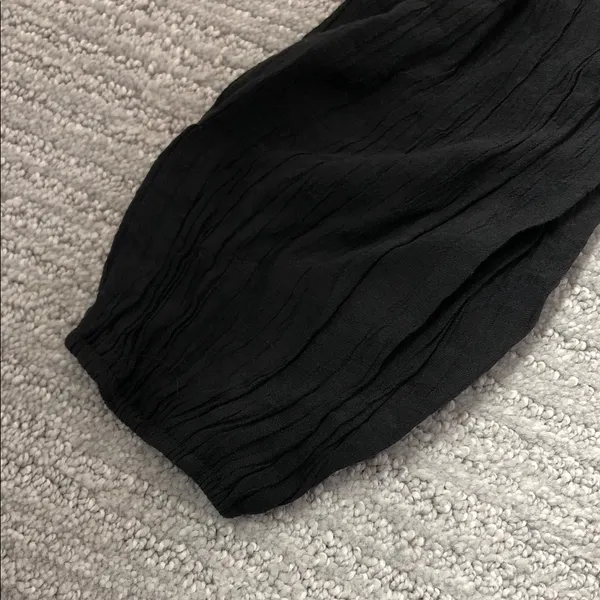 Long Sleeve Black Maxi Dress - Image 5