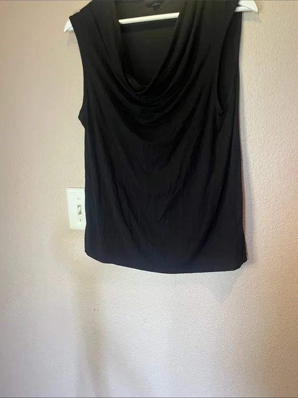 J. Crew Women’s 365 Black Sleeveless Slouchy Top Size Small - Image 4
