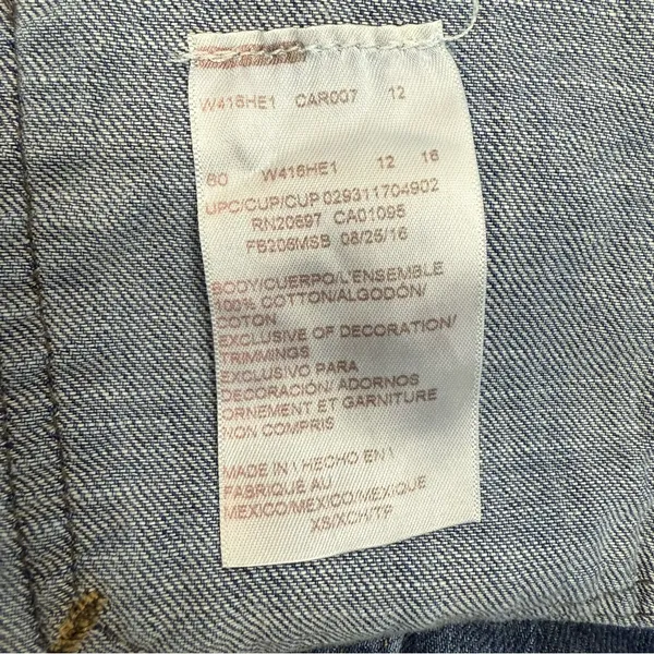 Dickies Heritage Bib Denim Overalls Medium Stone Wash Blue - Image 17