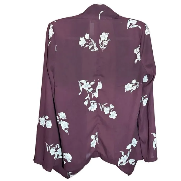 ASTR The Label Drape Front Floral Blazer Sz M‎ - Image 2