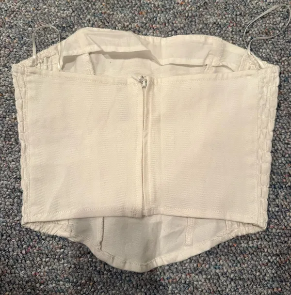 Divided H&M White Jean Tube Too - Image 2