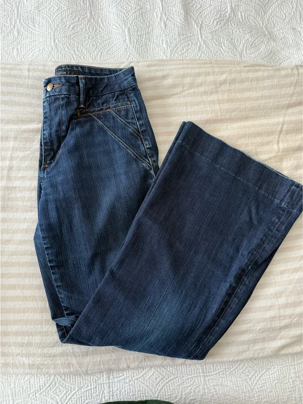 Joe's Jeans Wide-Leg Flare Bootcut Low-Rise Jeans Women’s 27 - Image 7