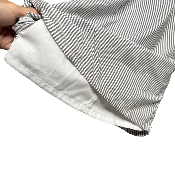 American Eagle Outfitters Jumpsuit 2XL XXL Striped Smocked Lined Wide Leg Cotton - Image 8