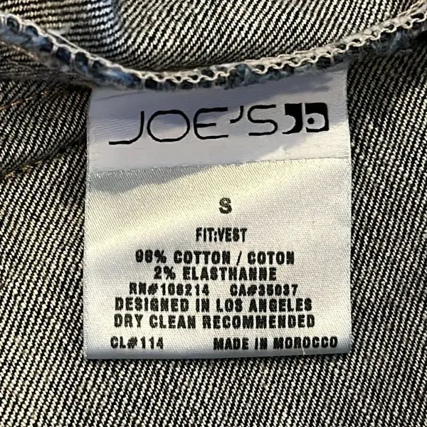 Joe’s Jeans Women’s Denim Distressed Vest - Image 6