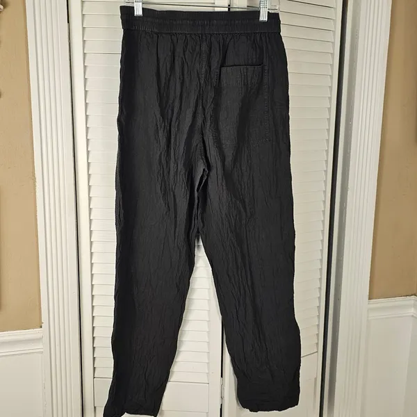 COS Womens Black Gauze Stretch Pants 8‎ - Image 2