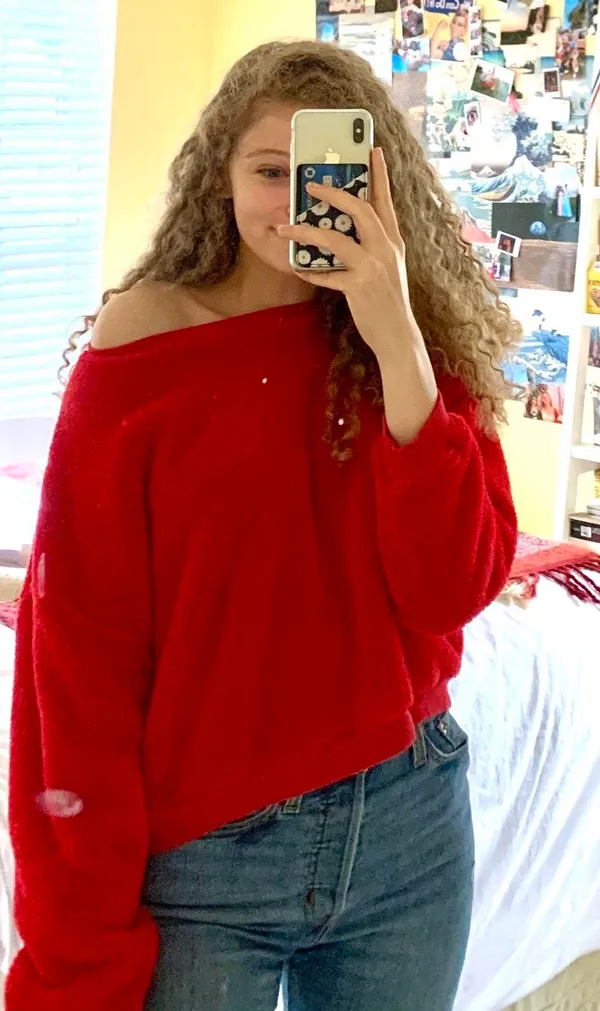 Urban Outfitters Red Chunky Sweater - Image 3