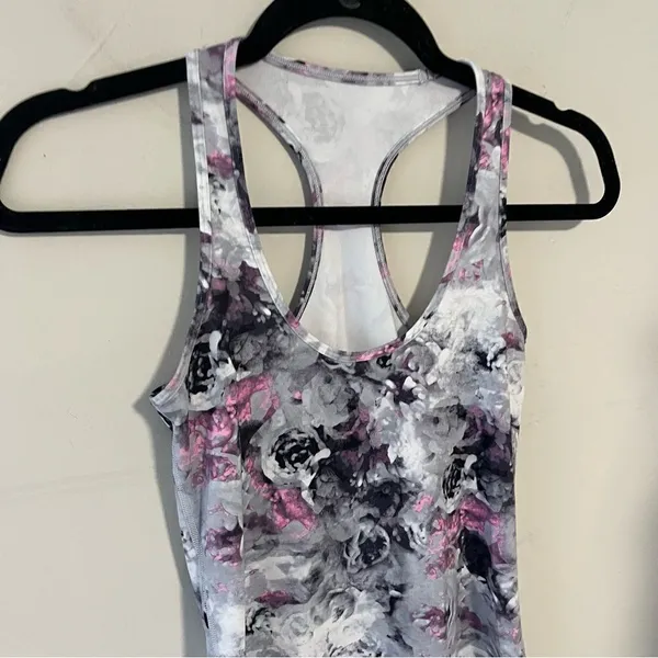 Lululemon Cool Racerback Watercolor Floral Tank - Image 2