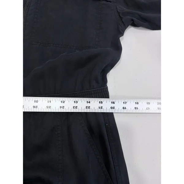Athleta Summit Cargo Jumpsuit Black Long Sleeve Utility Women's Small‎ - Image 10