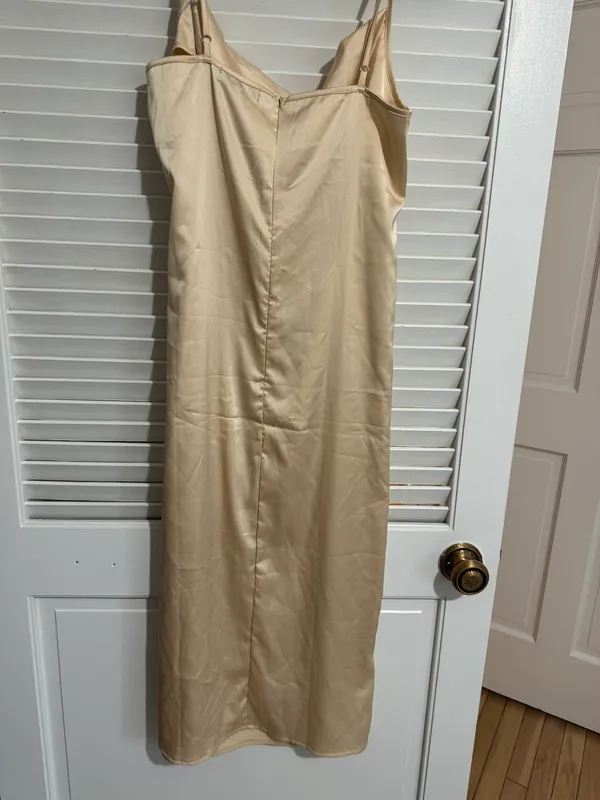 Boutique Champagne Maxi Dress - Image 2