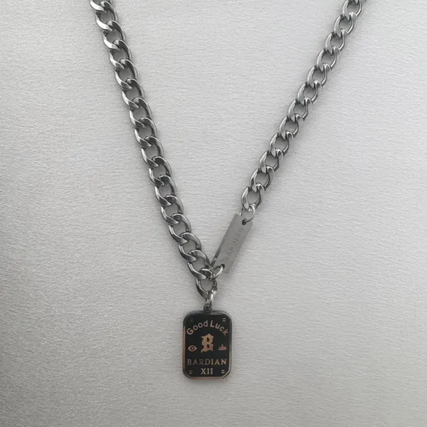 Good Luck Pendant Necklace for Men Women Streetwear Punk Hip Hop Unisex Style - Image 2