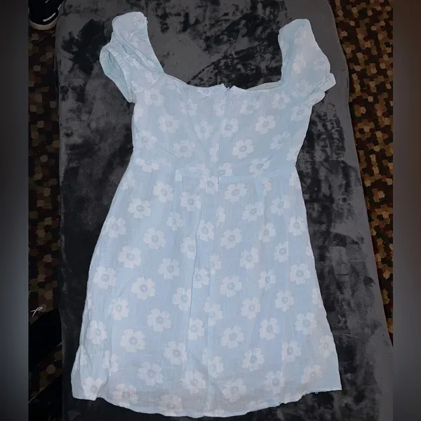 Princess Polly Shelly Mini Dress in Blue Size 6 - Image 7