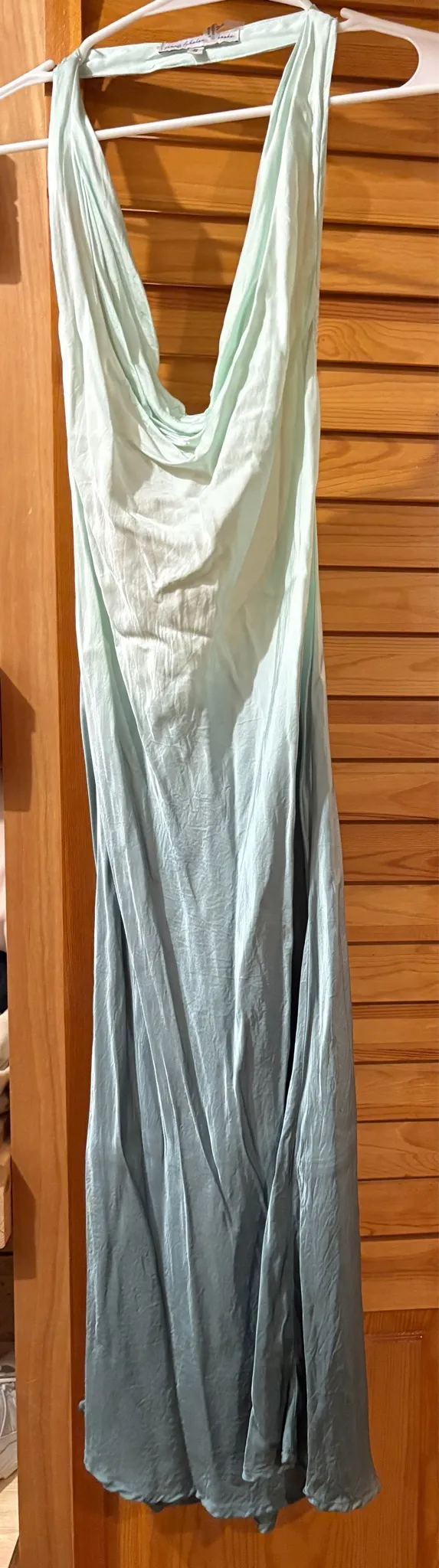 Young Fabulous and Broke Ombré Halter Cowl Neck Dress - Image 3