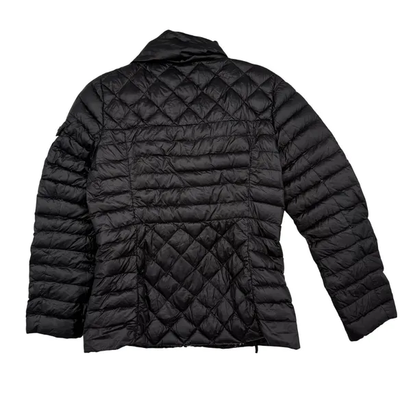 Lauren Ralph Lauren Womens Black Quilted Puffer Jacket Down Fill Size M No Hood‎ - Image 4