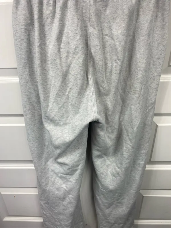 Hollister Ultra High-Rise Wide Leg Fleece Sweatpants Fleece Gray NYC Pockets SM - Image 4
