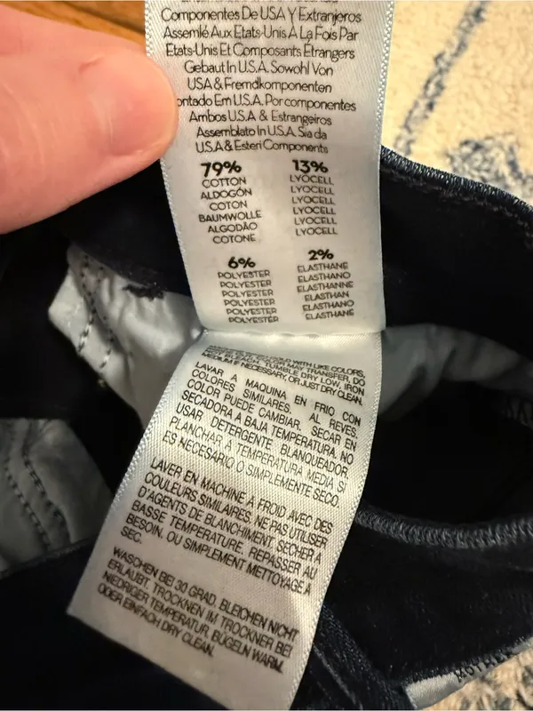 MOTHER Denim Jeans The Hustler Ankle Fray size 26 - Image 13