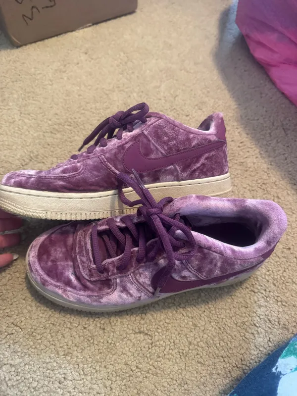 Nike Purple velvet AF1 - Image 3