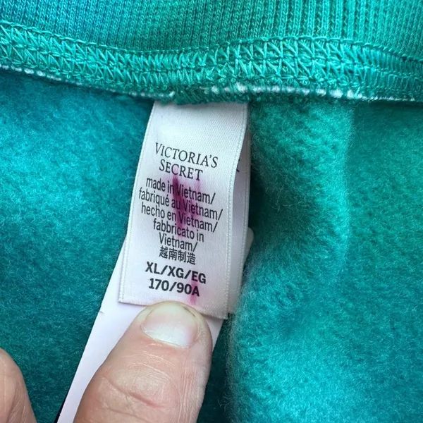 Victoria's Secret NEW XL GREEN Teal Lace-Up Women's Shorts - Image 4