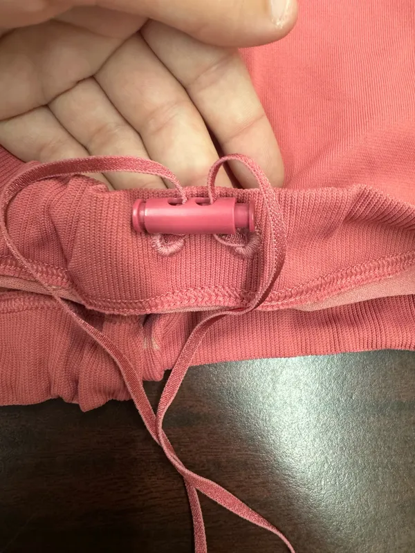 Gymshark Pink Breeze Lightweight Seamless Athletic Crop Top Size Medium - Image 4