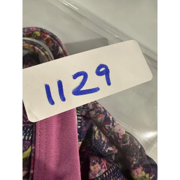 Lululemon Free To Be Bra Wild Floral Abstract Strappy Back Sports Bra Size 6‎ - Image 6