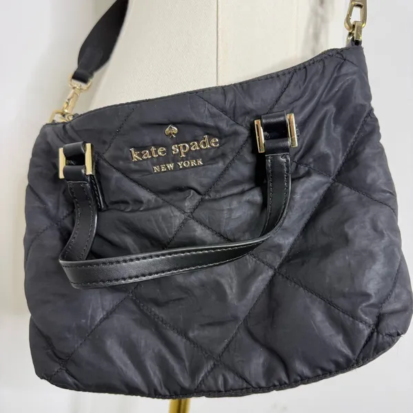 Kate Spade New York Watson Lane Quilted Lucie Crossbody Black - Image 4