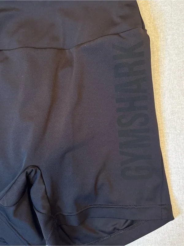 Gymshark Black High-Waist Biker Shorts Size S - Image 2