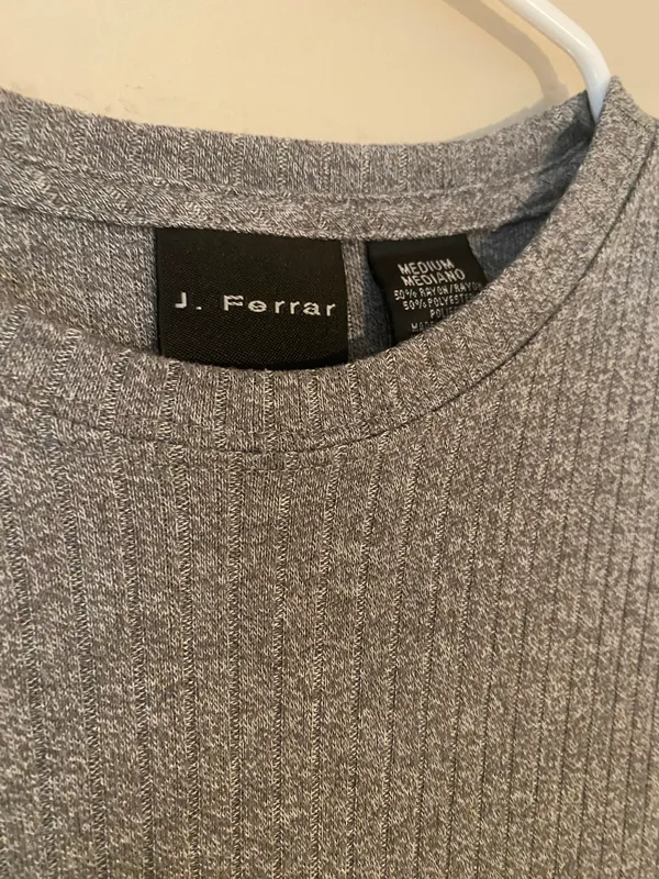 J. Ferrar Gray Dress T-shirt - Image 2