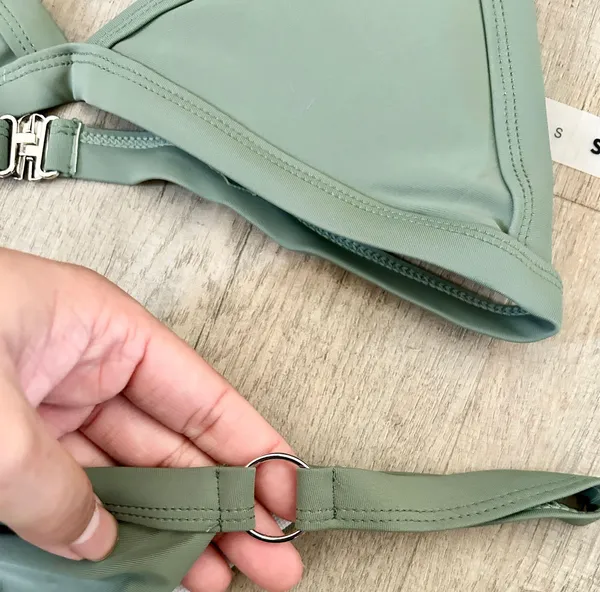 SheIn NEW  olive ring cheeky bikini set size S. - Image 5
