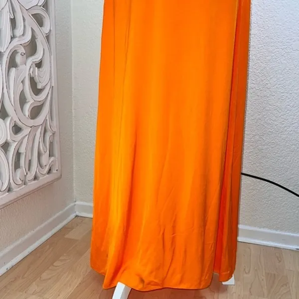 Zara Flowing Dress - Limited Edition Orange Size Small‎ - Image 5