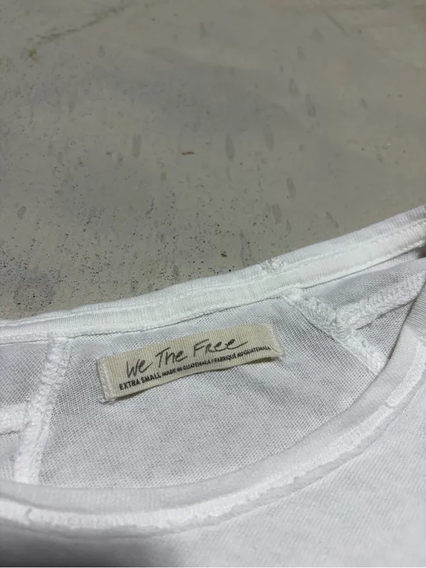 Free people NWT White Women's Lightweight angel tee XS - Image 4