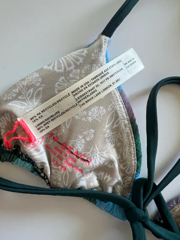 {Free People} Brand New FP Beach Michelle Printed Bikini Top - Image 6