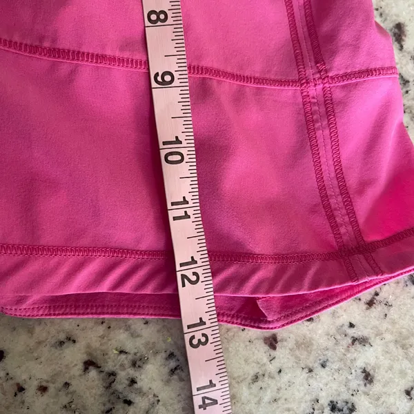 Lululemon‎ Pace Rival Skirt Women 2 Pink Tenniscore Tiered Pleated Skort LW8AADT - Image 6