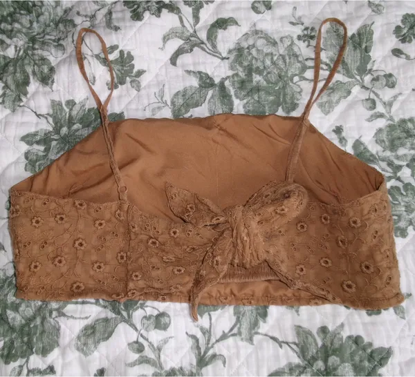 American Eagle Brown Crop Top - Image 2