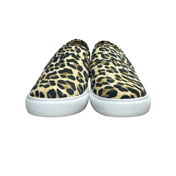 Steve Madden Safary Leopard Print Slip On Sneakers Animal Print Shoes Size 6.5 - Image 5