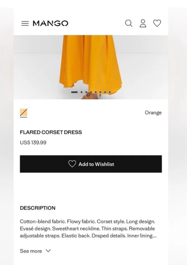 Mango Dress Maxi - Image 3