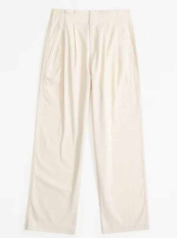 Abercrombie High Rise Tapered Utility Pant Warm Beige Size 25 - Image 3
