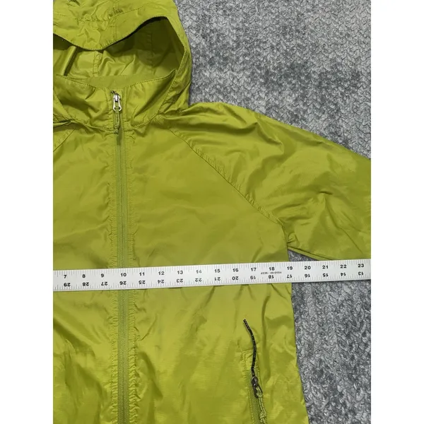 L.L.Bean Womens Green Lightweight Full Zip Windbreaker Jacket Outdoor Sz Xs - Image 6