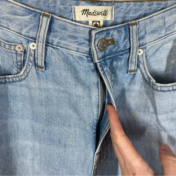 Madewell The‎ Curvy Perfect Vintage Jean In Fitzgerald Wash Size 25 - Image 3