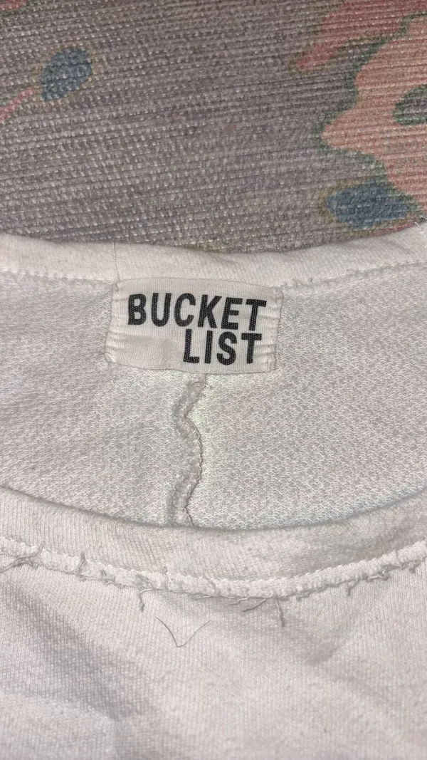 bucket list sweater White Size XS - Image 2