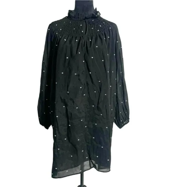 Tuckernuck Pomander Place Size Medium Taylor Dress Black Long Sleeve - Image 2