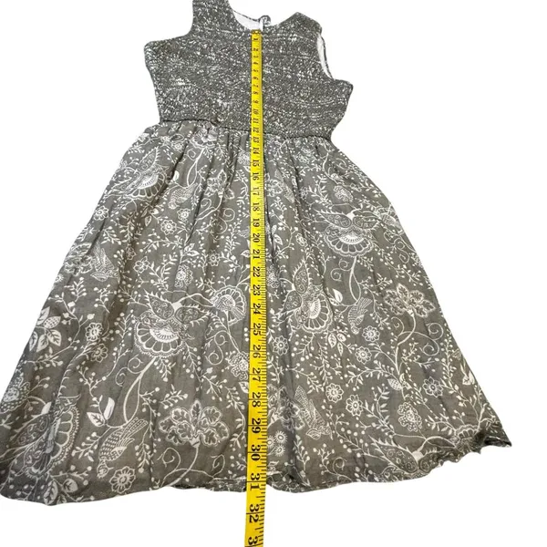 Abercrombie and Fitch Smocked Cotton Floral Dress - Size M - Image 7