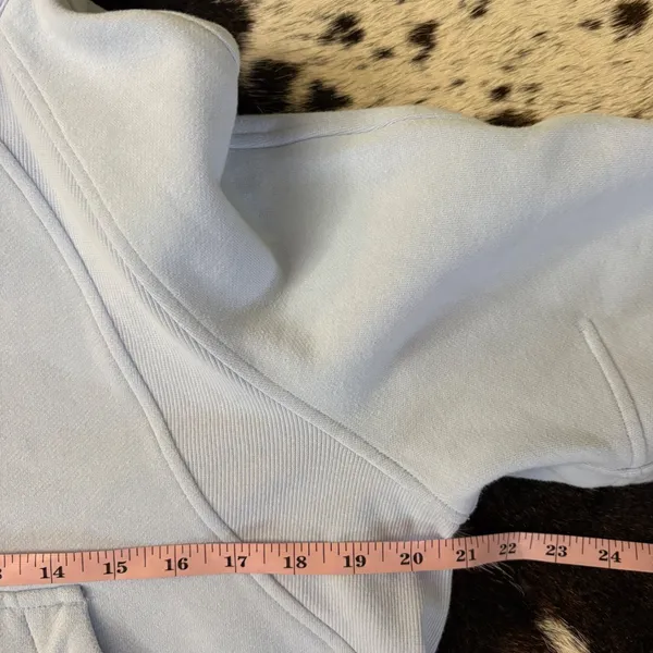 LULULEMON‎ Scuba Oversized Half-Zip Hoodie Blissful Blue Size XS/S - Image 6