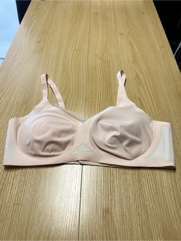 Honeylove CrossOver Wireless Bra Pink Cloud Size L Size L - Image 2