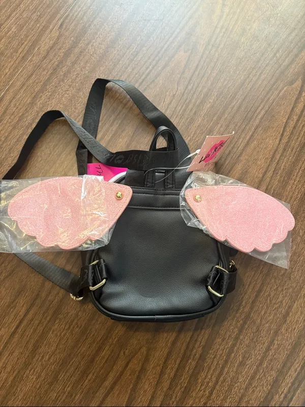 NEW Betsey Johnson Pastel Unicorn Mini Backpack Pink Mint NWT - Image 4