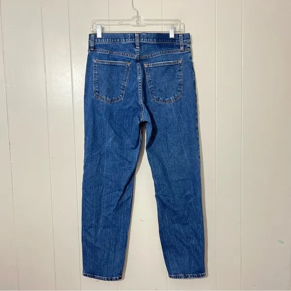 Abercrombie & Fitch The Mom High Rise Jeans Womens 28 Blue Ankle Y2K - Image 5