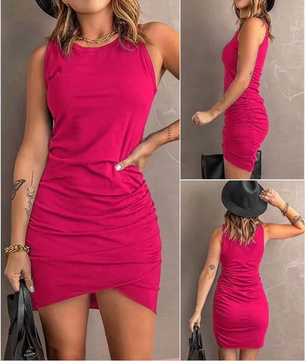 NWT Slim Fit Sundress Pink Size XL - Image 2