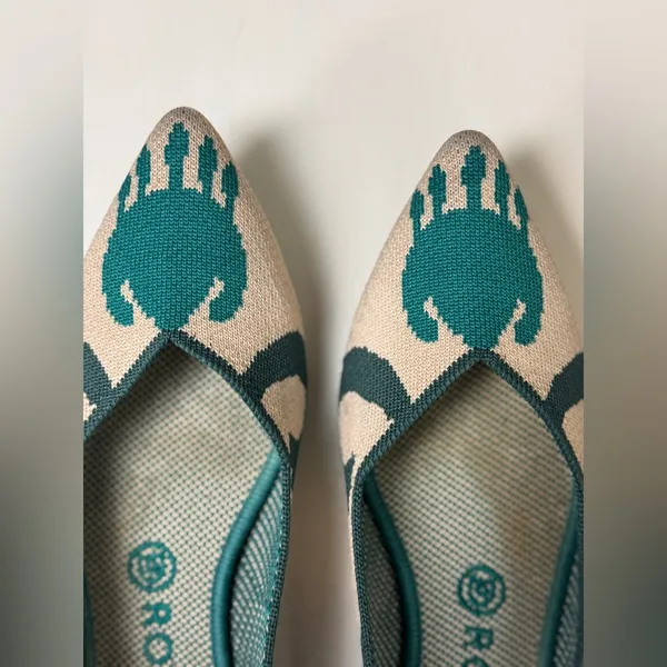ROTHY'S Moroccan The Point Flats Retired Size 9 - Image 12