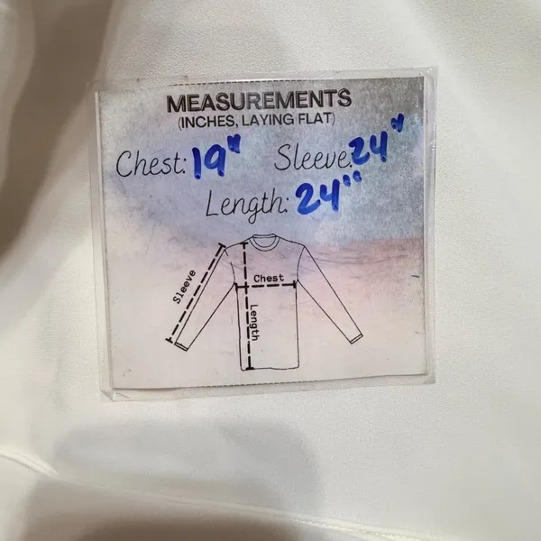 Novella White Silky Bubble Sleeve Blouse W-24839 Large NWT - Image 8