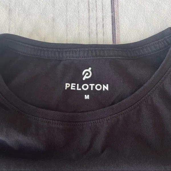 ‎Peloton Black Logo Century Shirt Womens Size Medium - Image 3